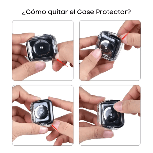 Case Protector Palo Rosa para Apple Watch - Aidphone accesorios