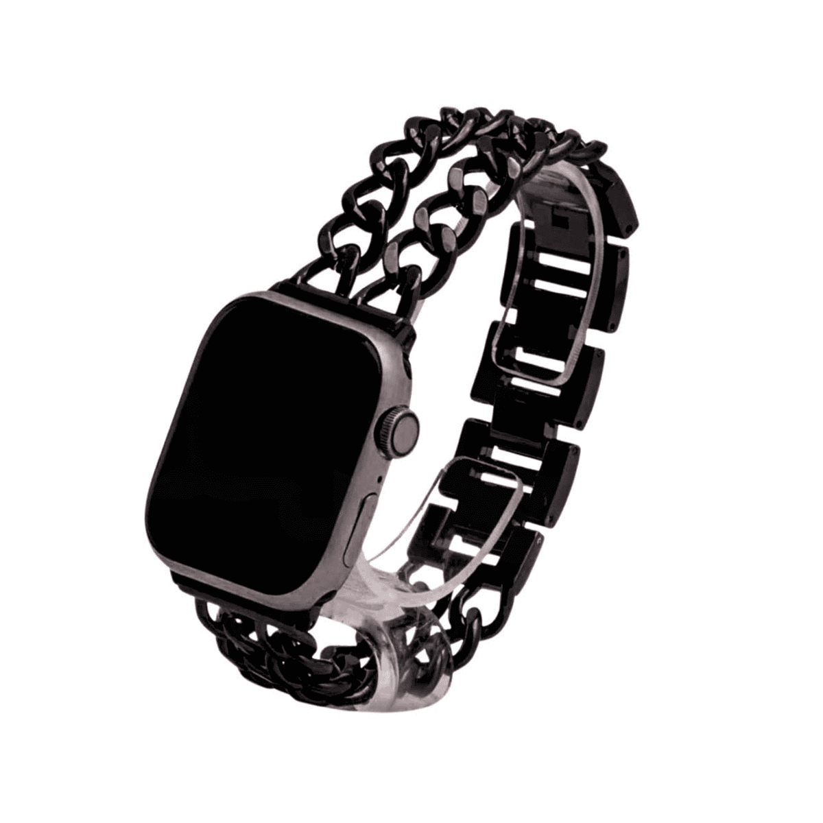 Correa metálica cubana doble para Apple Watch Eva Joyería
