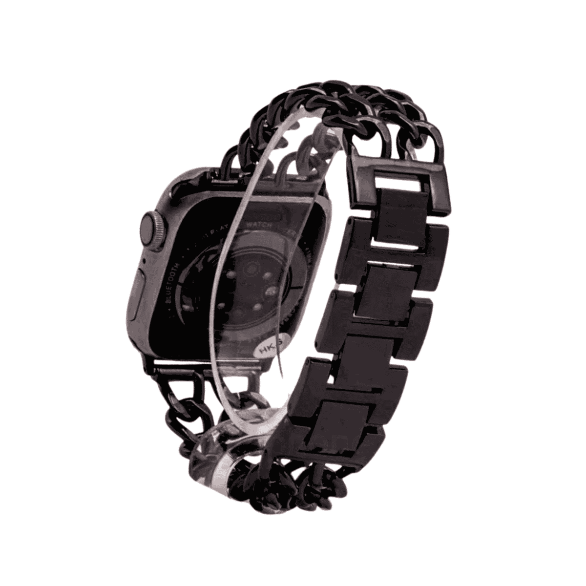 Correa metálica cubana doble para Apple Watch Eva Joyería
