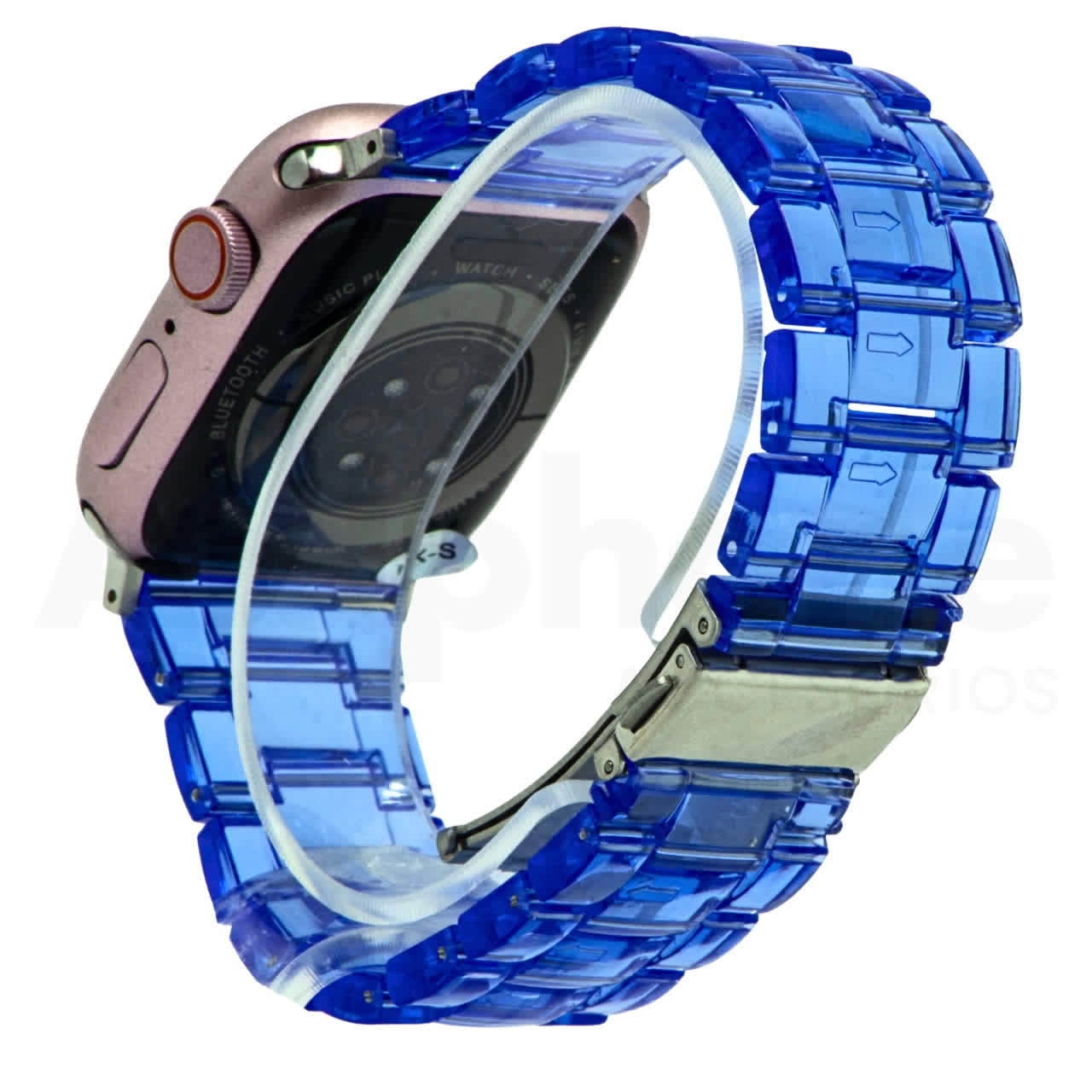 Pulso Azul Transparente para Apple Watch - Aidphone accesorios