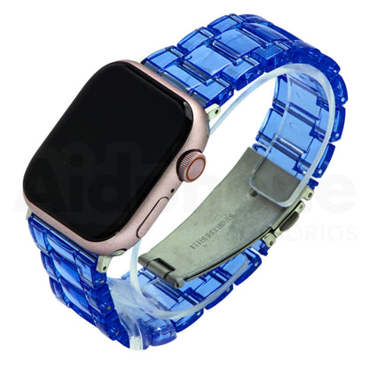 Pulso Azul Transparente para Apple Watch - Aidphone accesorios