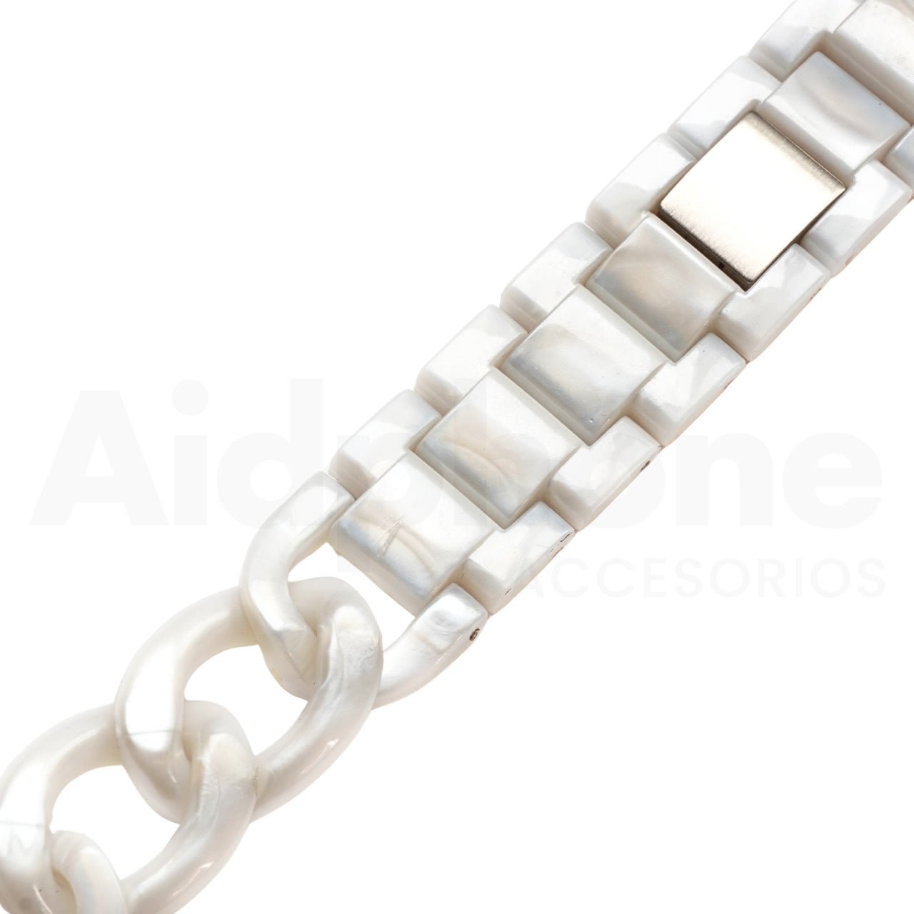 Pulso Carey Cubana Blanco para Apple Watch - Aidphone accesorios