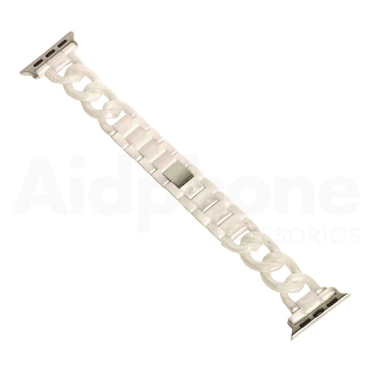 Pulso Carey Cubana Blanco para Apple Watch - Aidphone accesorios