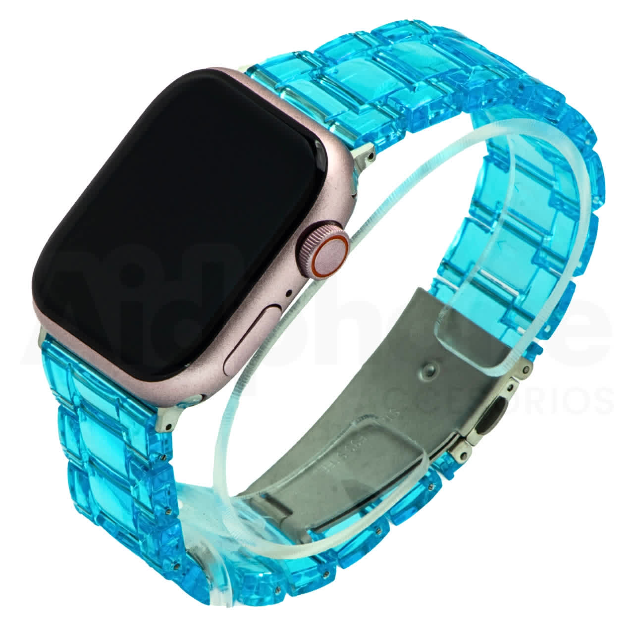 Pulso Celeste Transparente para Apple Watch - Aidphone accesorios