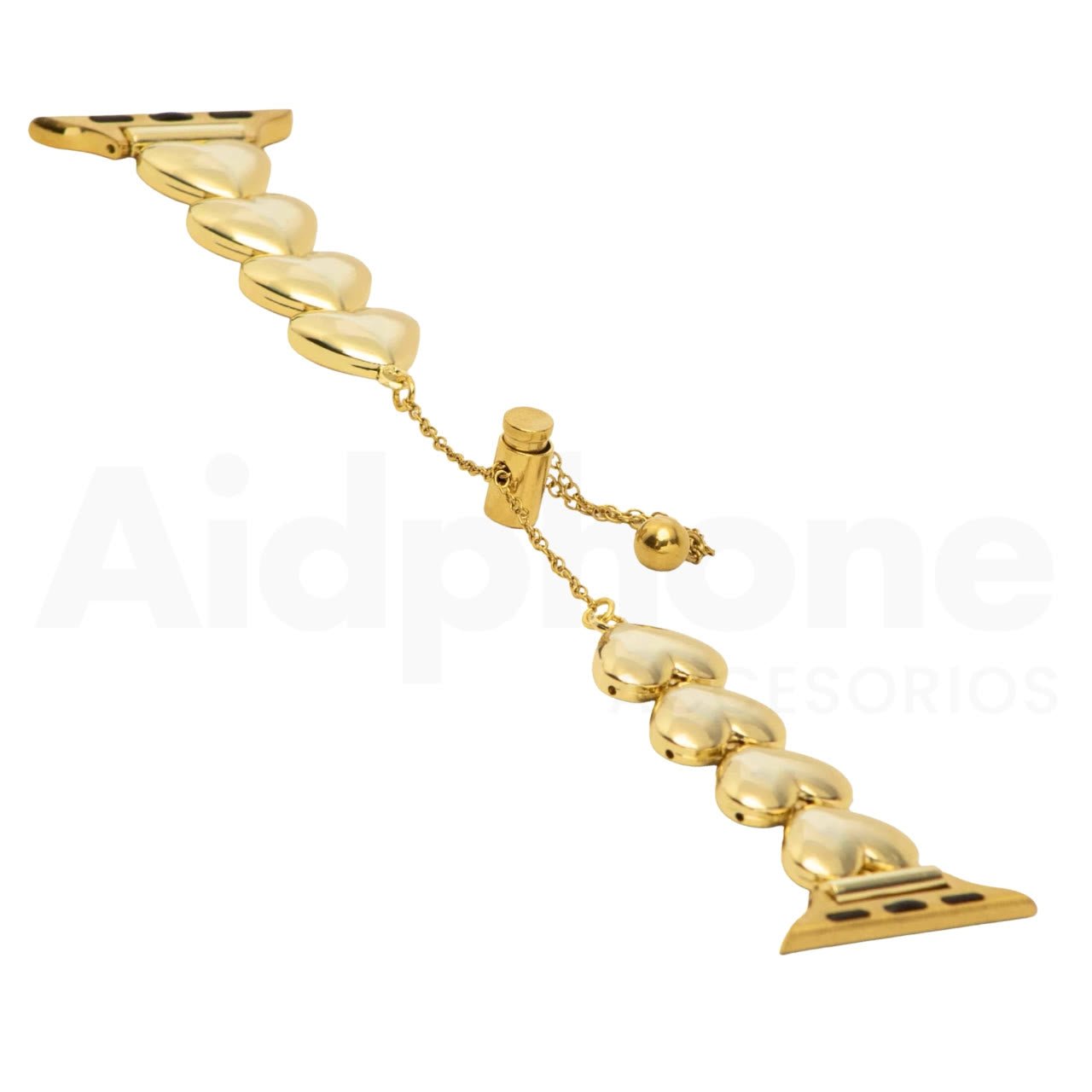 Pulso Corazones Dorado para Apple Watch - Aidphone accesorios