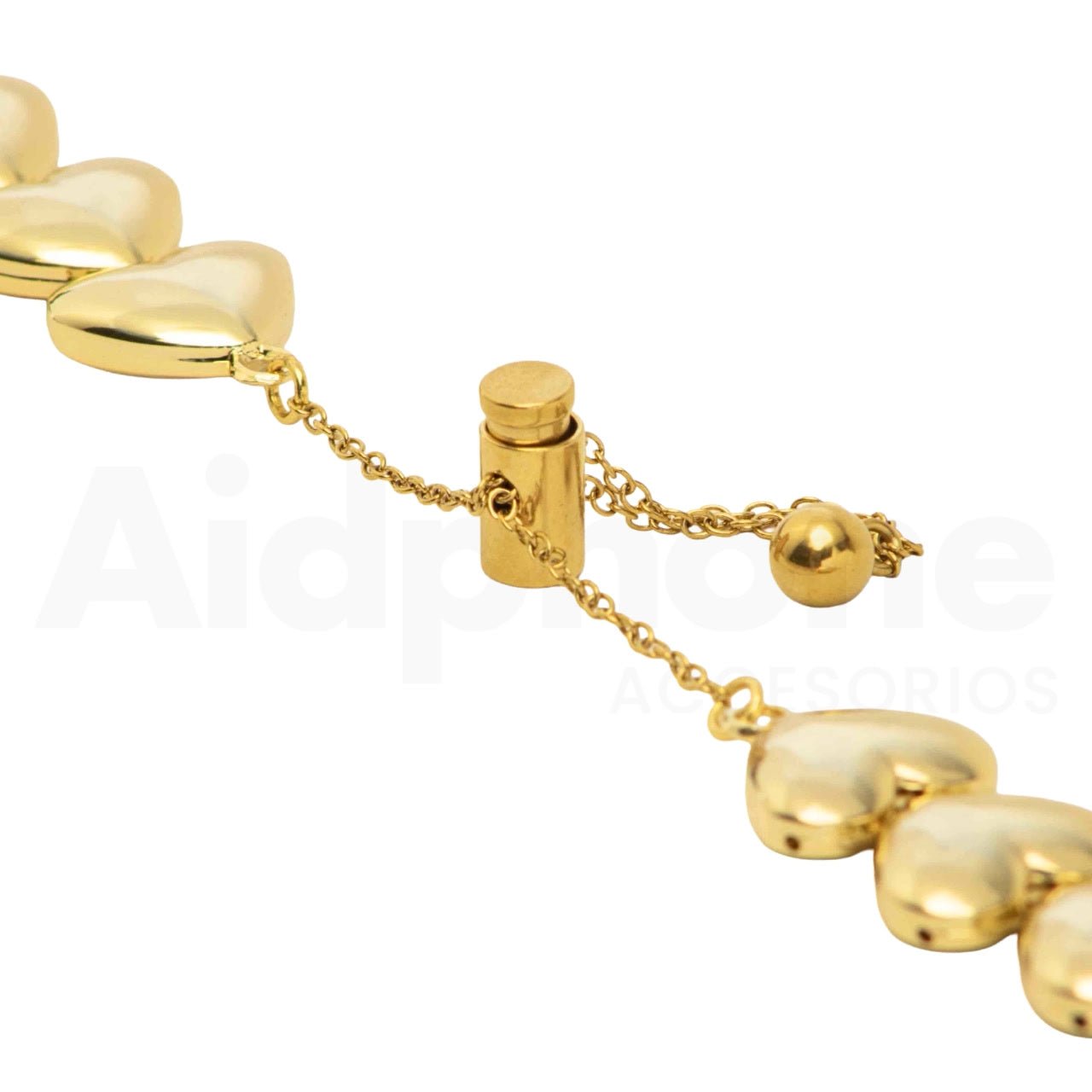 Pulso Corazones Dorado para Apple Watch - Aidphone accesorios