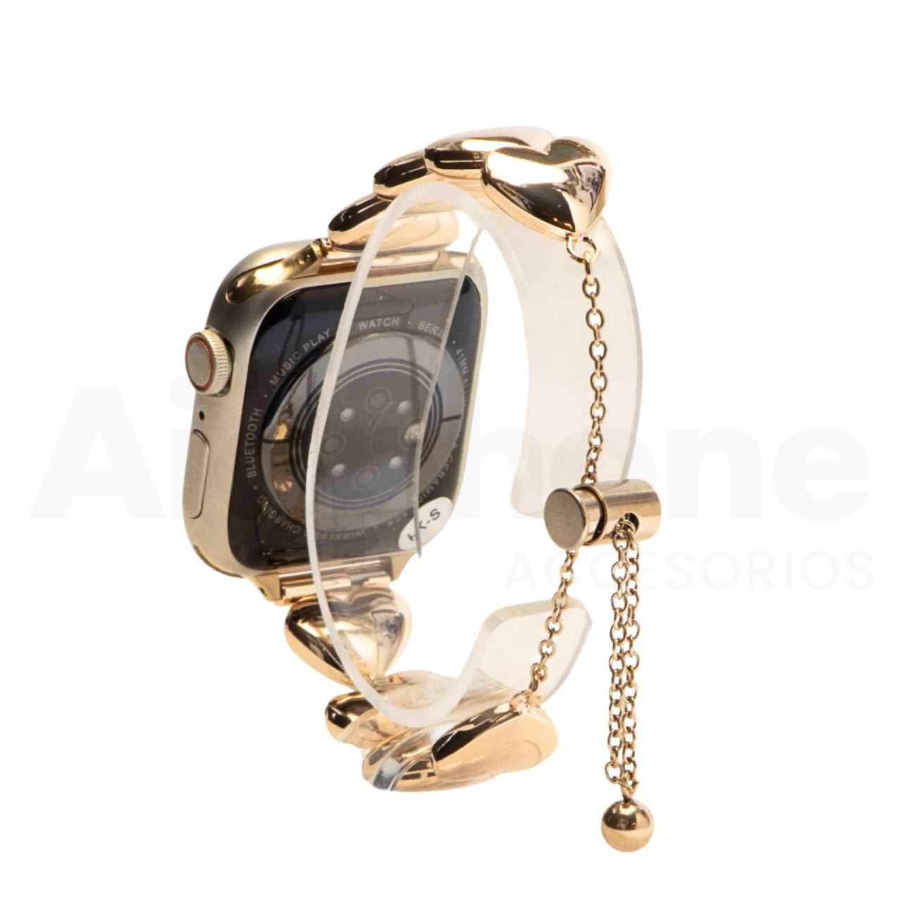 Pulso Corazones Oro Rosa para Apple Watch - Aidphone accesorios