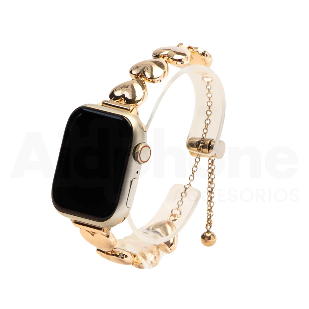 Pulso Corazones Oro Rosa para Apple Watch - Aidphone accesorios