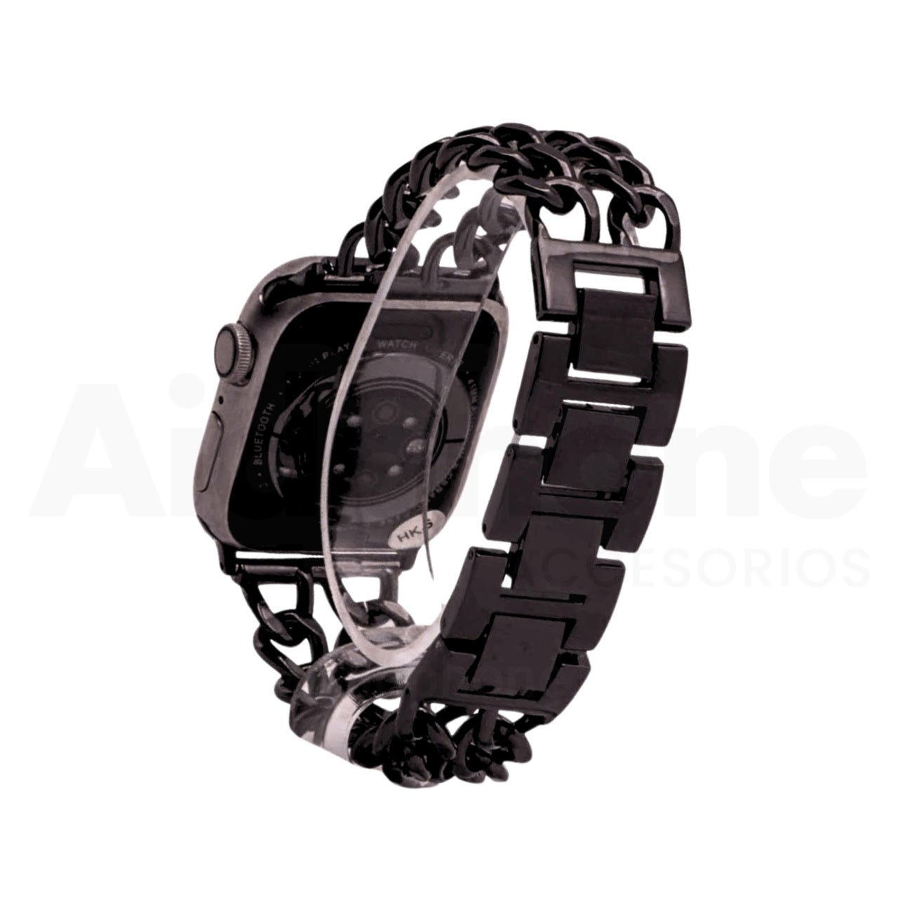 Pulso Cubana Doble Negro para Apple Watch - Aidphone accesorios