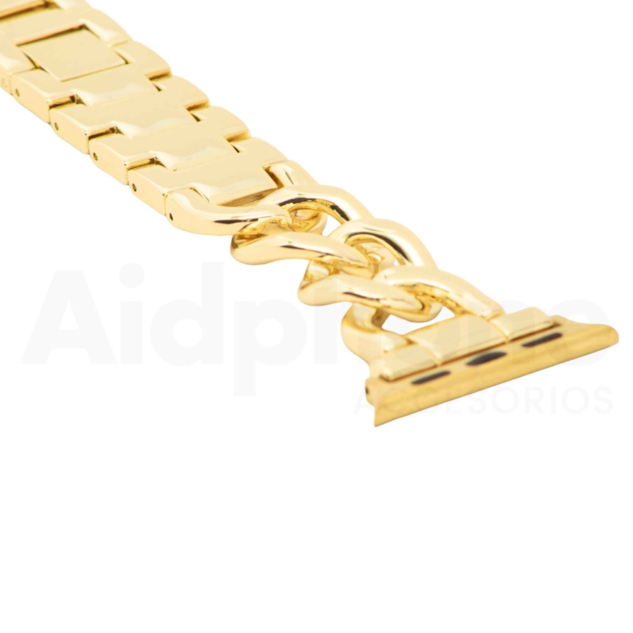 Pulso Cubana Dorado para Apple Watch - Aidphone accesorios