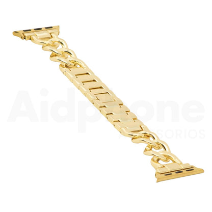 Pulso Cubana Dorado para Apple Watch - Aidphone accesorios