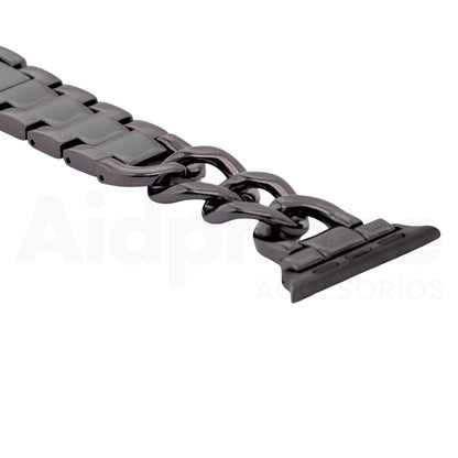 Pulso Cubana Negro para Apple Watch - Aidphone accesorios