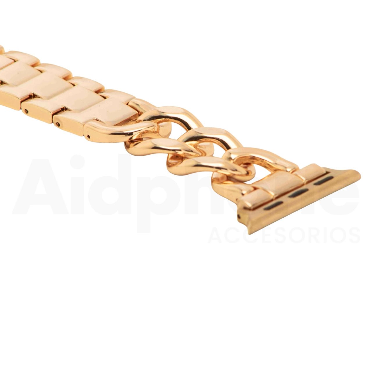 Pulso Cubana Oro Rosa para Apple Watch - Aidphone accesorios