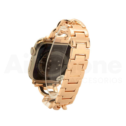 Pulso Cubana Oro Rosa para Apple Watch - Aidphone accesorios