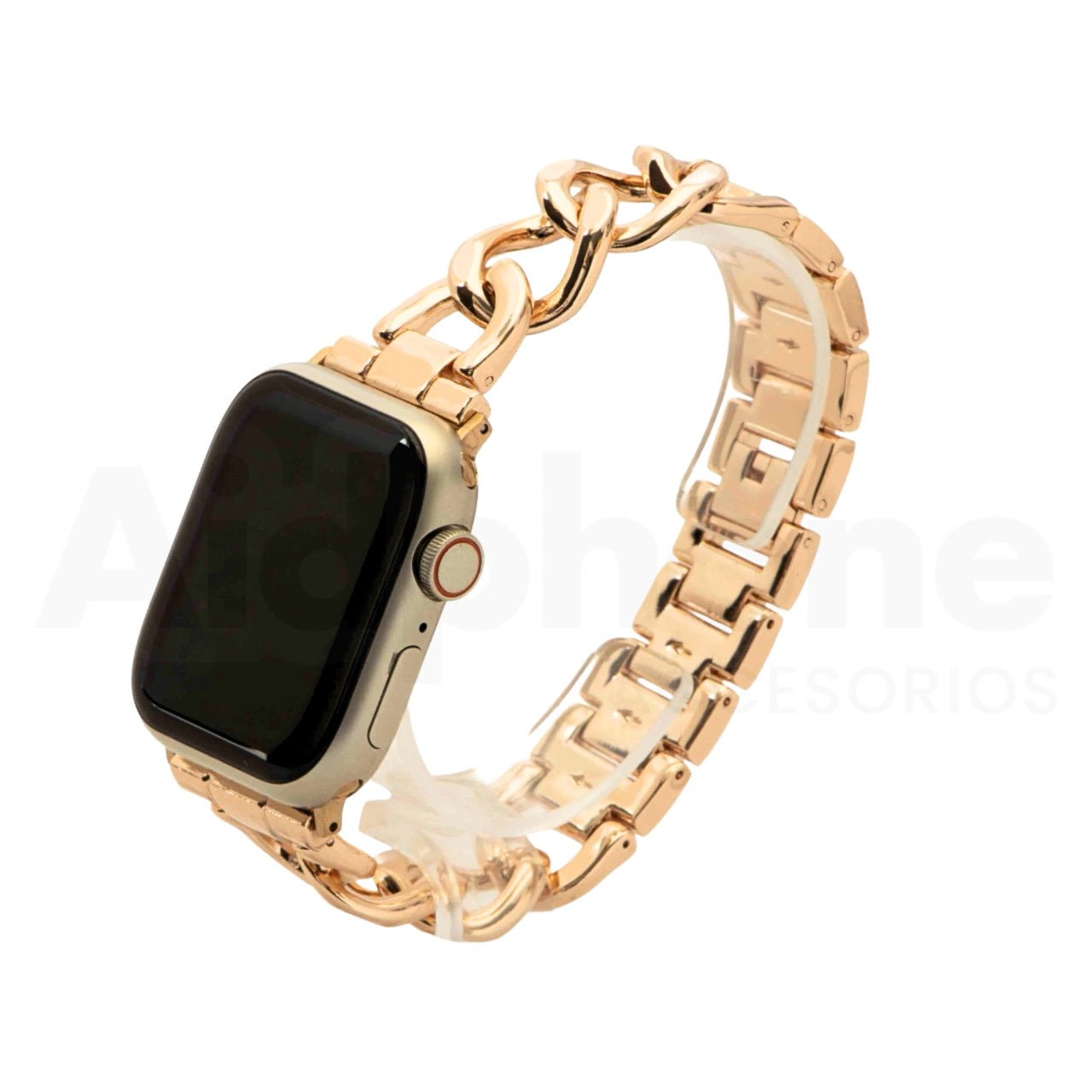 Pulso Cubana Oro Rosa para Apple Watch - Aidphone accesorios