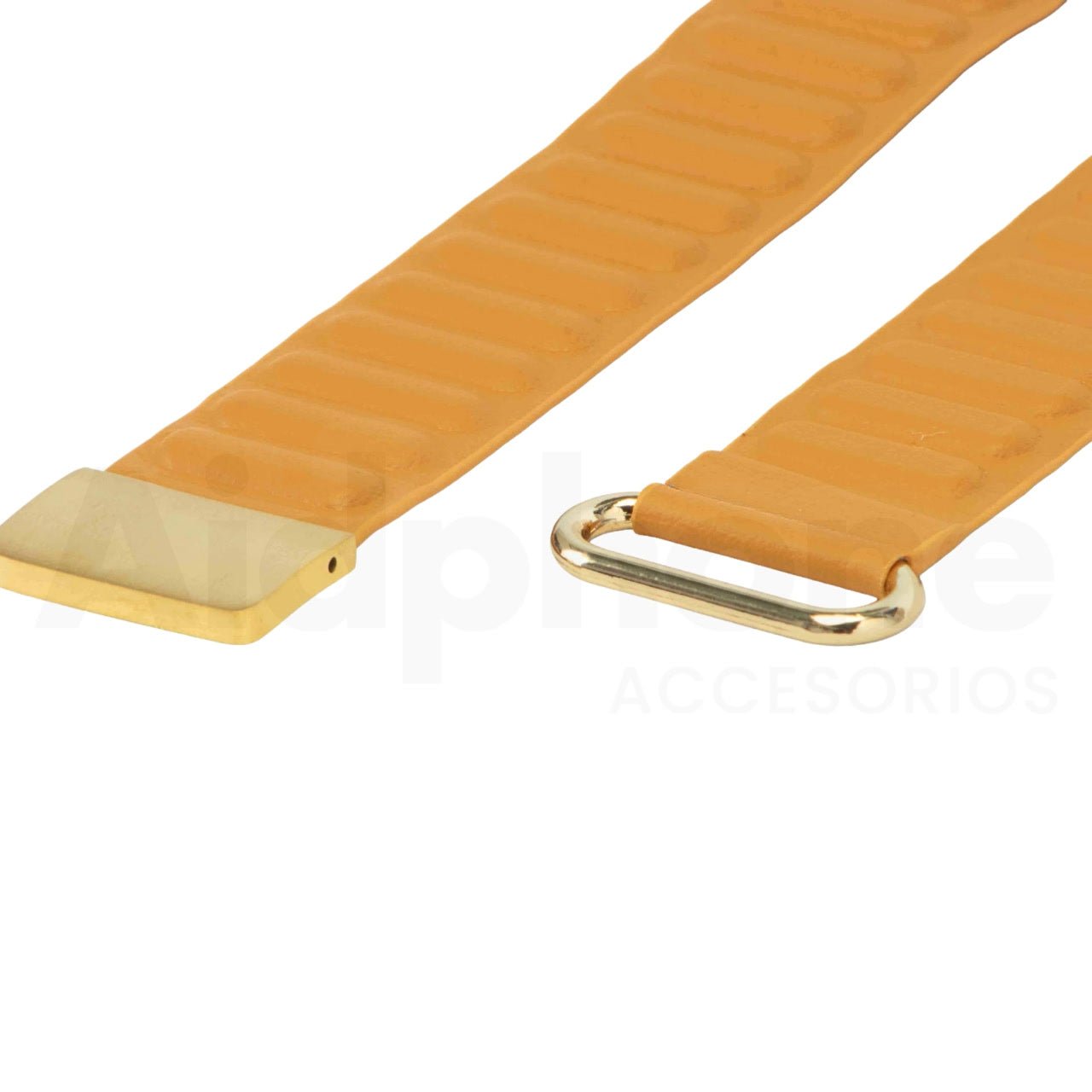 Pulso Cuero Mostaza para Apple Watch - Aidphone accesorios