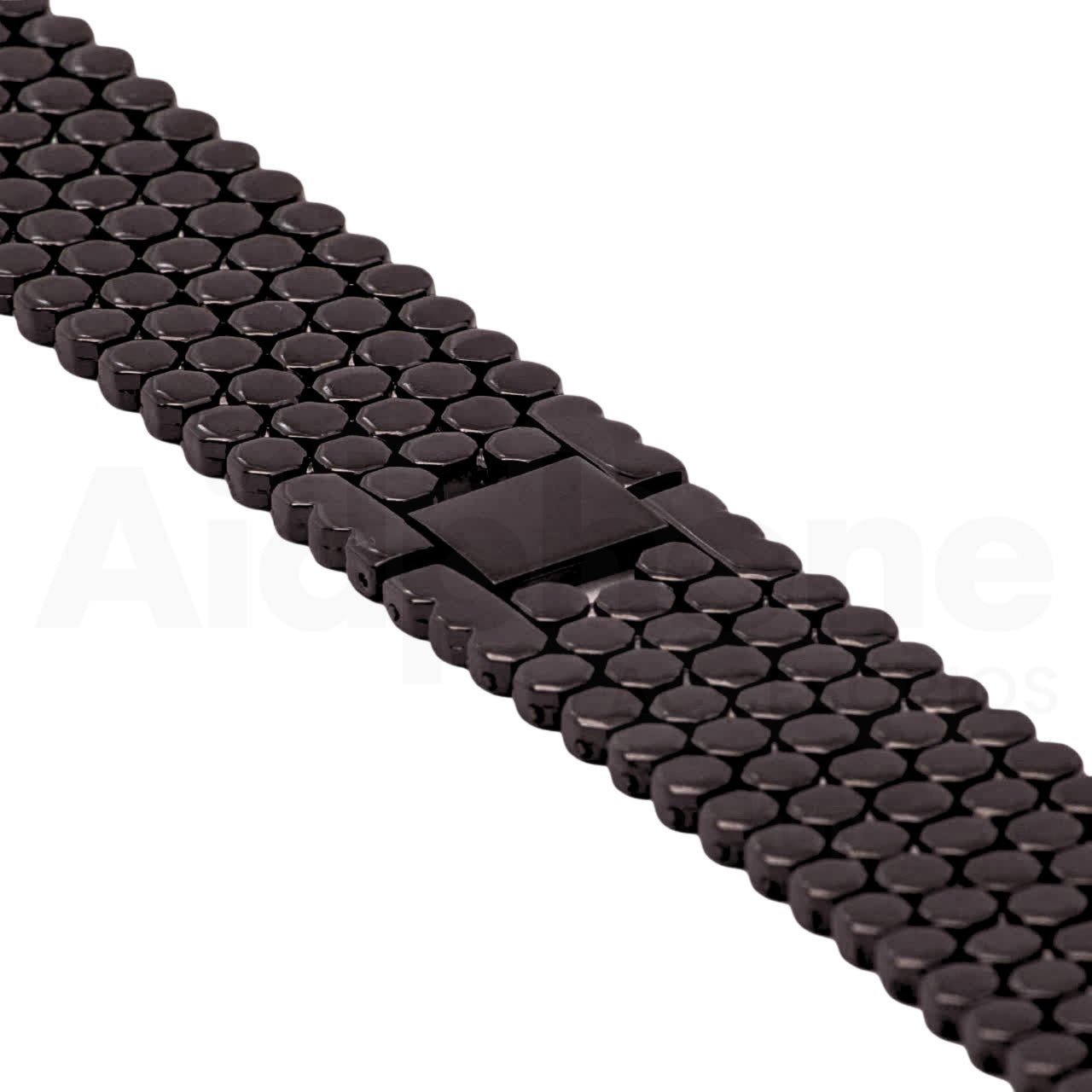 Pulso Metálico Panal Negro para Apple Watch - Aidphone accesorios