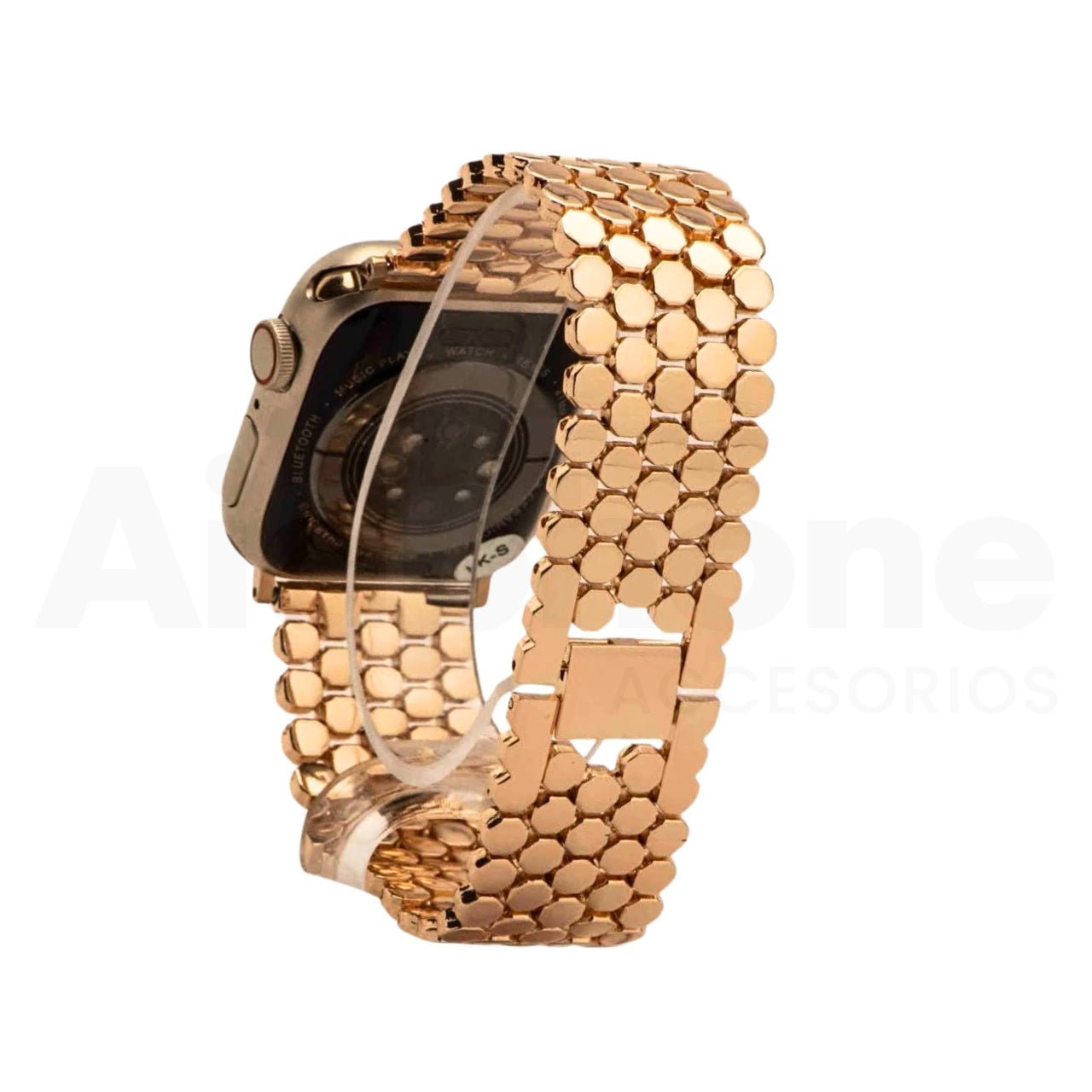 Pulso Metálico Panal Oro Rosa para Apple Watch - Aidphone accesorios