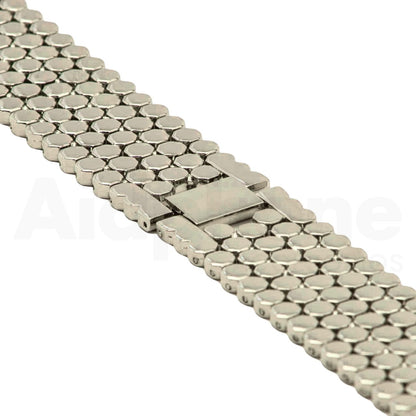 Pulso Metálico Panal Plateado para Apple Watch - Aidphone accesorios