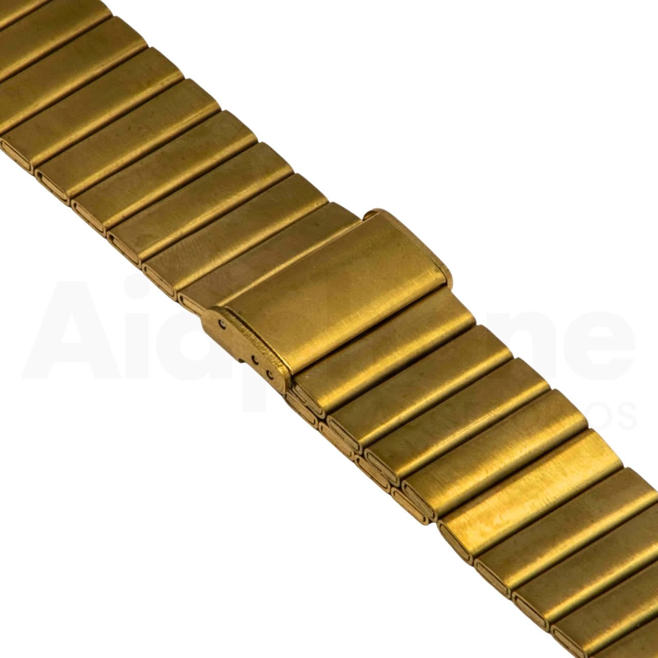 Pulso Metálico Rectangular Dorado para Apple Watch - Aidphone accesorios