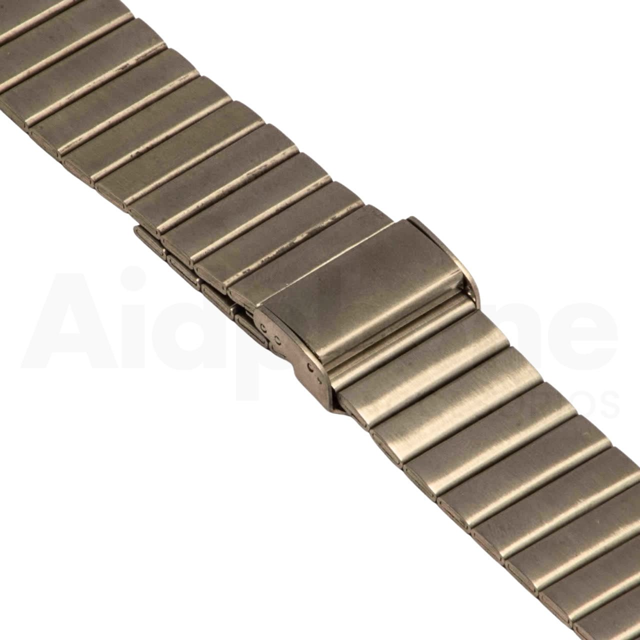 Pulso Metálico Rectangular Plateado para Apple Watch - Aidphone accesorios