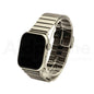 Pulso Metálico Rectangular Plateado para Apple Watch - Aidphone accesorios