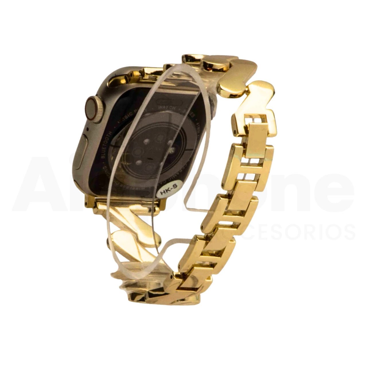 Pulso Metálico ZigZag Dorado para Apple Watch - Aidphone accesorios