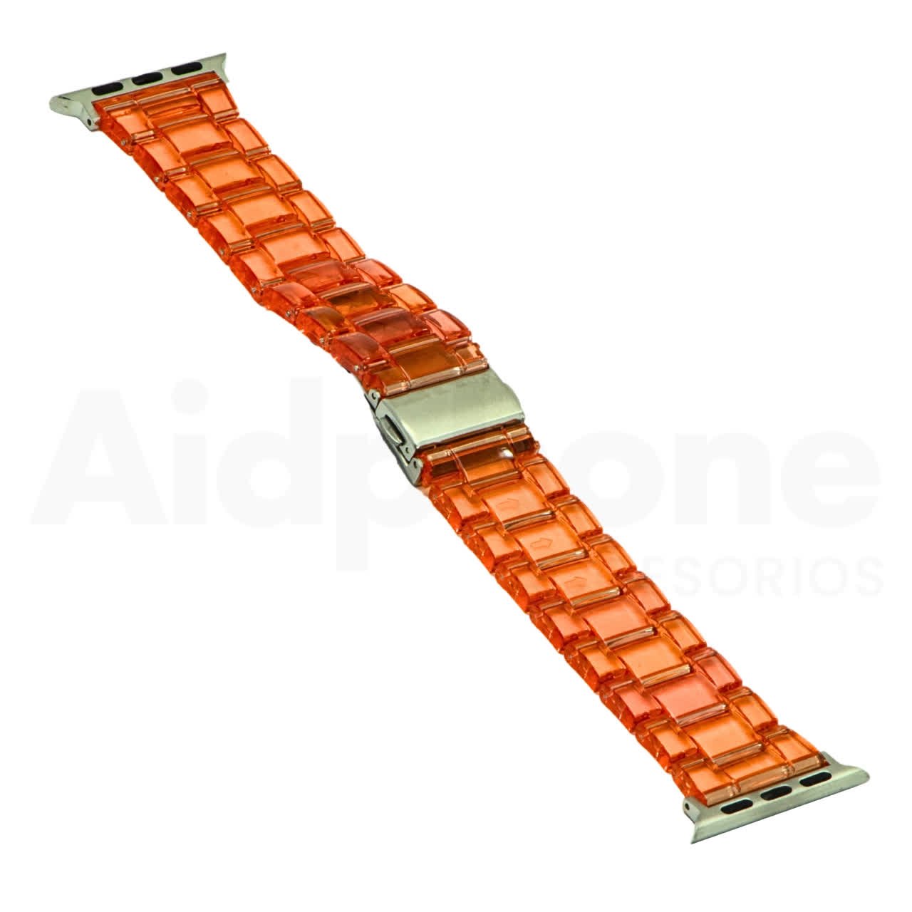 Pulso Naranja Transparente para Apple Watch - Aidphone accesorios