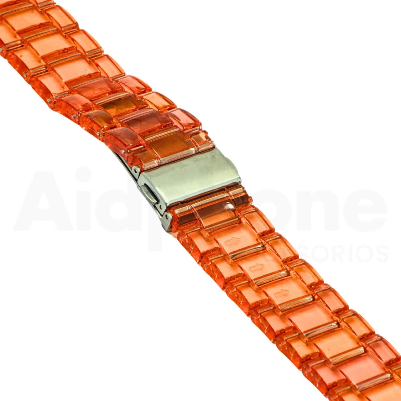 Pulso Naranja Transparente para Apple Watch - Aidphone accesorios