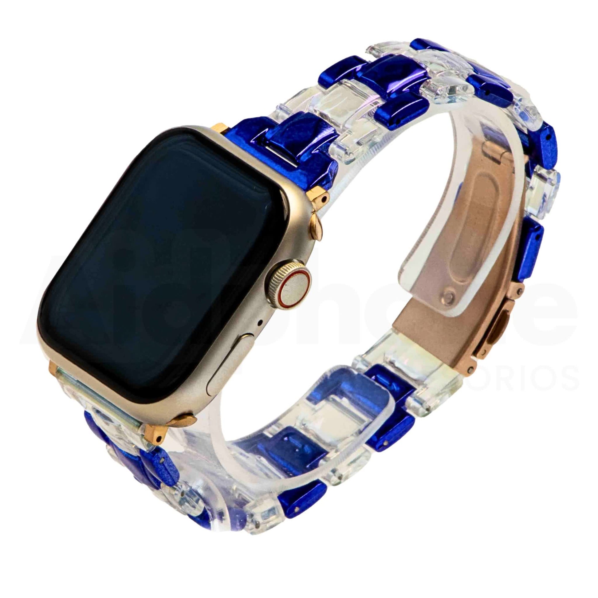 Pulso Resina Azul Transparente para Apple Watch - Aidphone accesorios