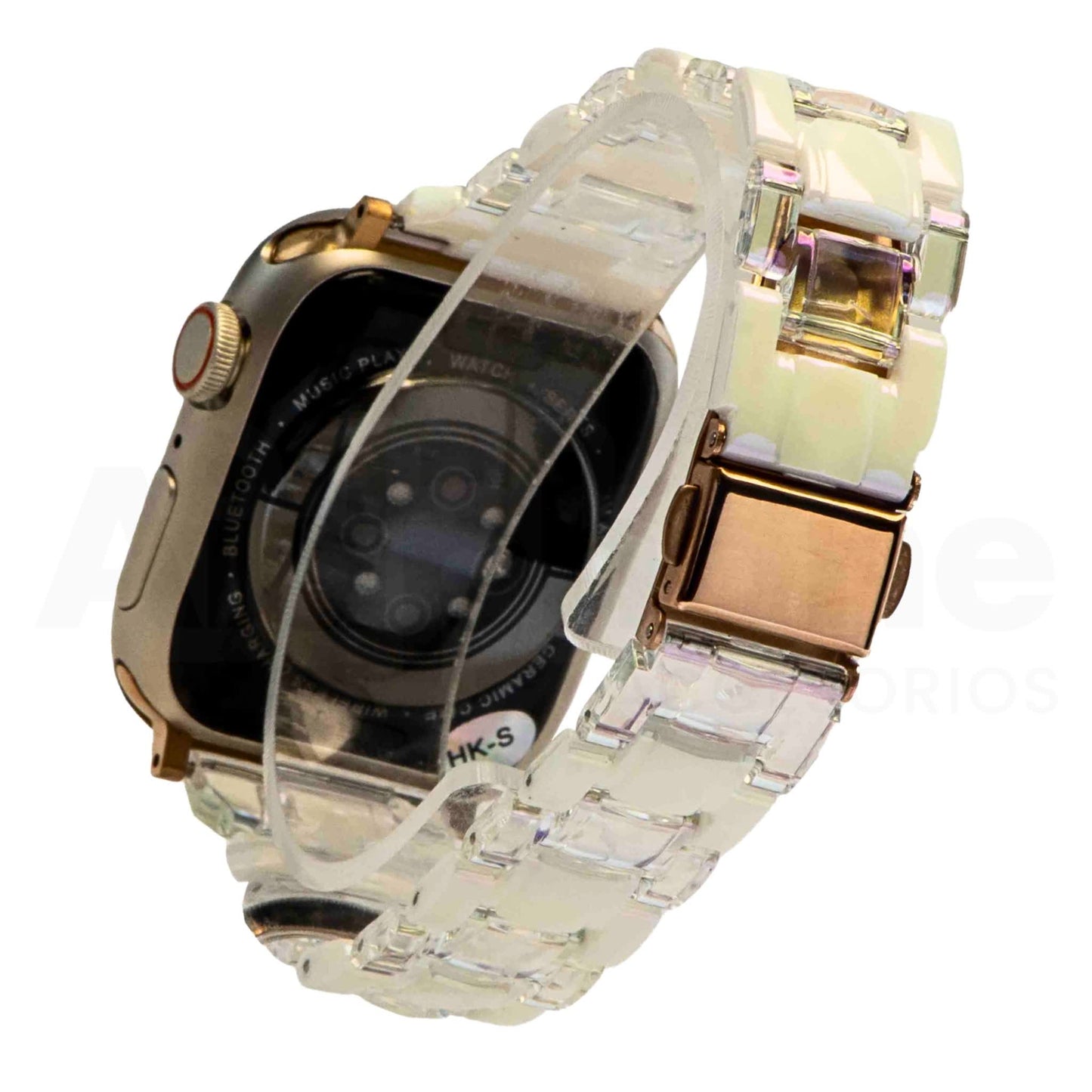 Pulso Resina Blanco Transparente para Apple Watch - Aidphone accesorios