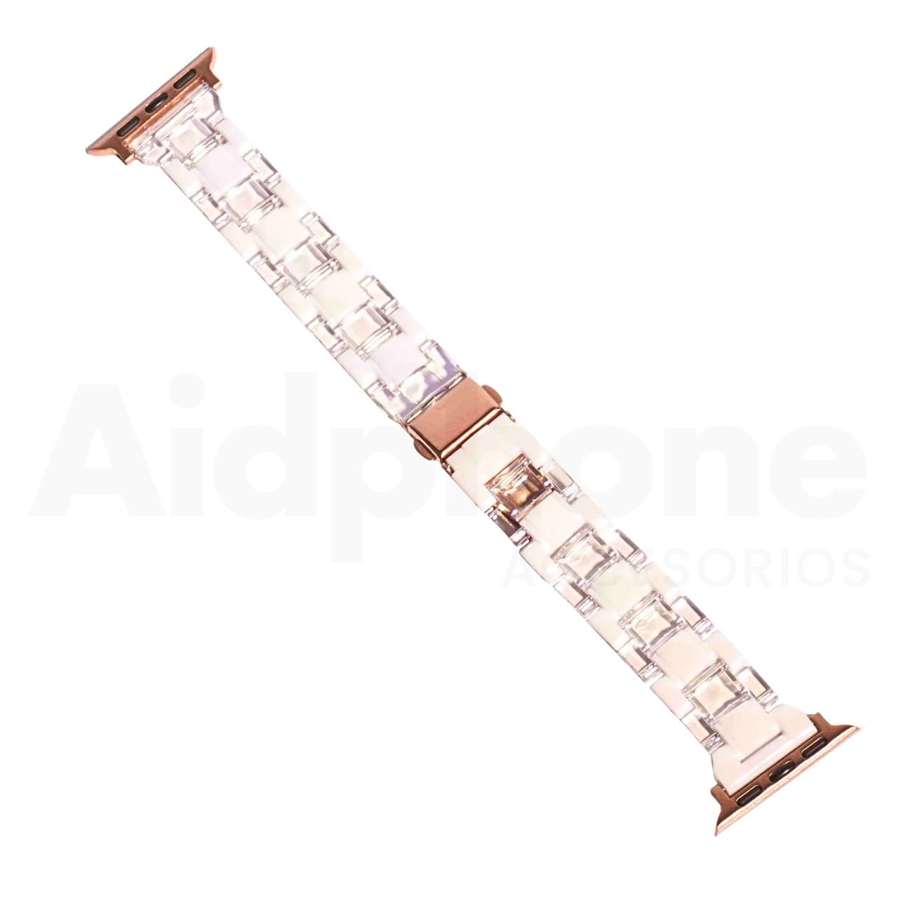 Pulso Resina Blanco Transparente para Apple Watch - Aidphone accesorios
