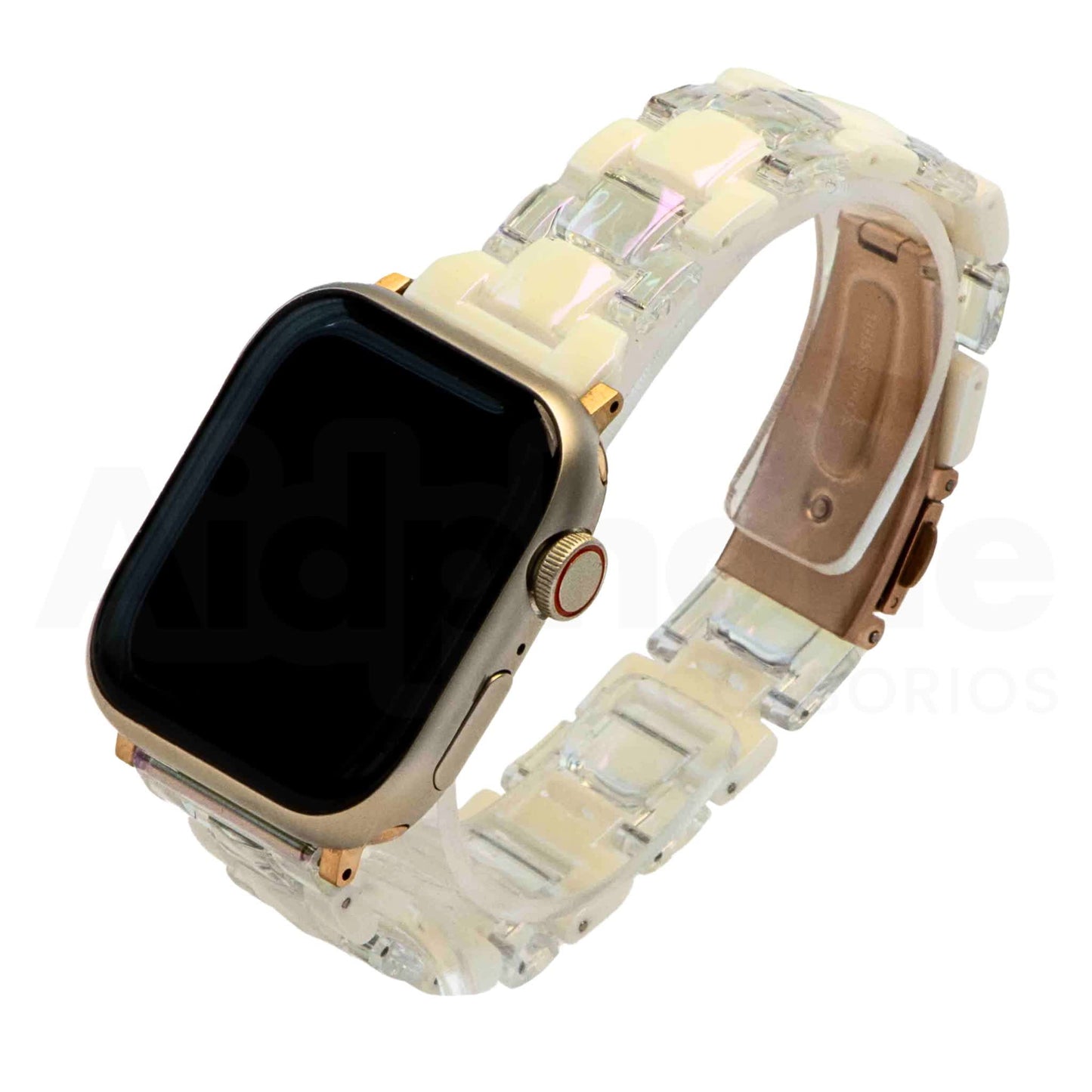 Pulso Resina Blanco Transparente para Apple Watch - Aidphone accesorios
