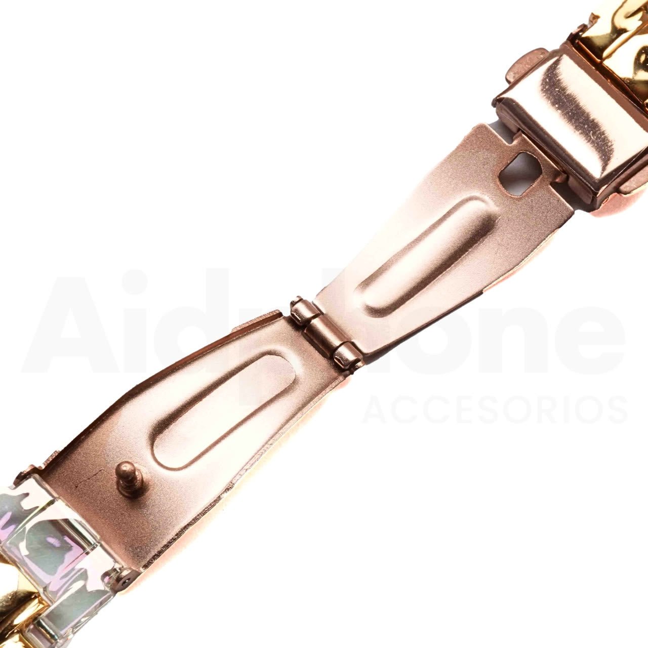 Pulso Resina Dorado Transparente para Apple Watch - Aidphone accesorios