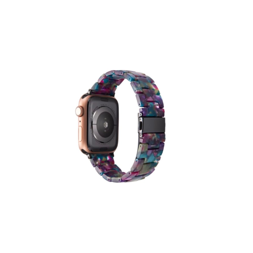 Pulso Resina Purpura/Verde para Apple Watch - Aidphone accesorios