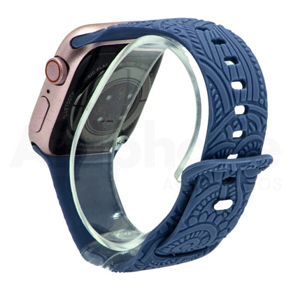 Pulso Silicona Mándala Azul para Apple Watch - Aidphone accesorios