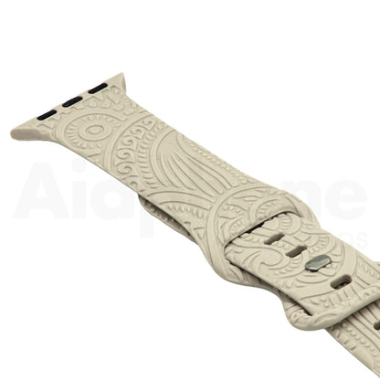 Pulso Silicona Mándala Blanco para Apple Watch - Aidphone accesorios