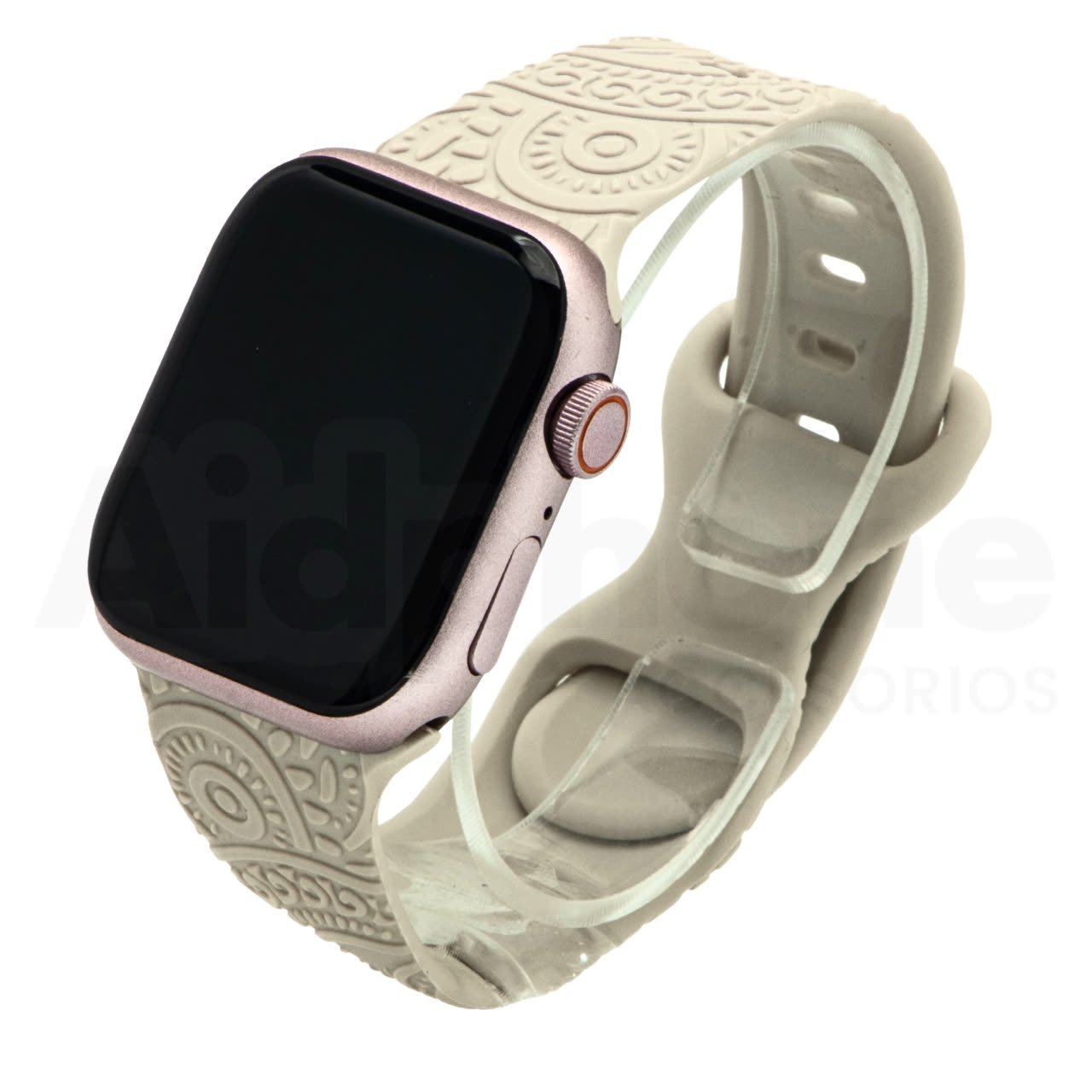 Pulso Silicona Mándala Blanco para Apple Watch - Aidphone accesorios