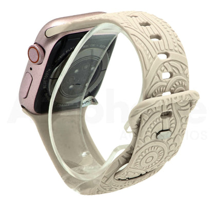 Pulso Silicona Mándala Blanco para Apple Watch - Aidphone accesorios