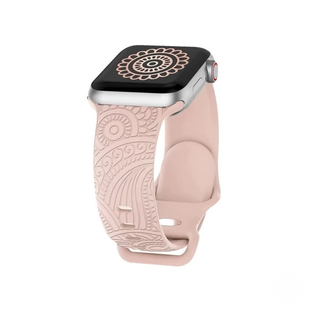 Pulso Silicona Mándala Rosado para Apple Watch - Aidphone accesorios