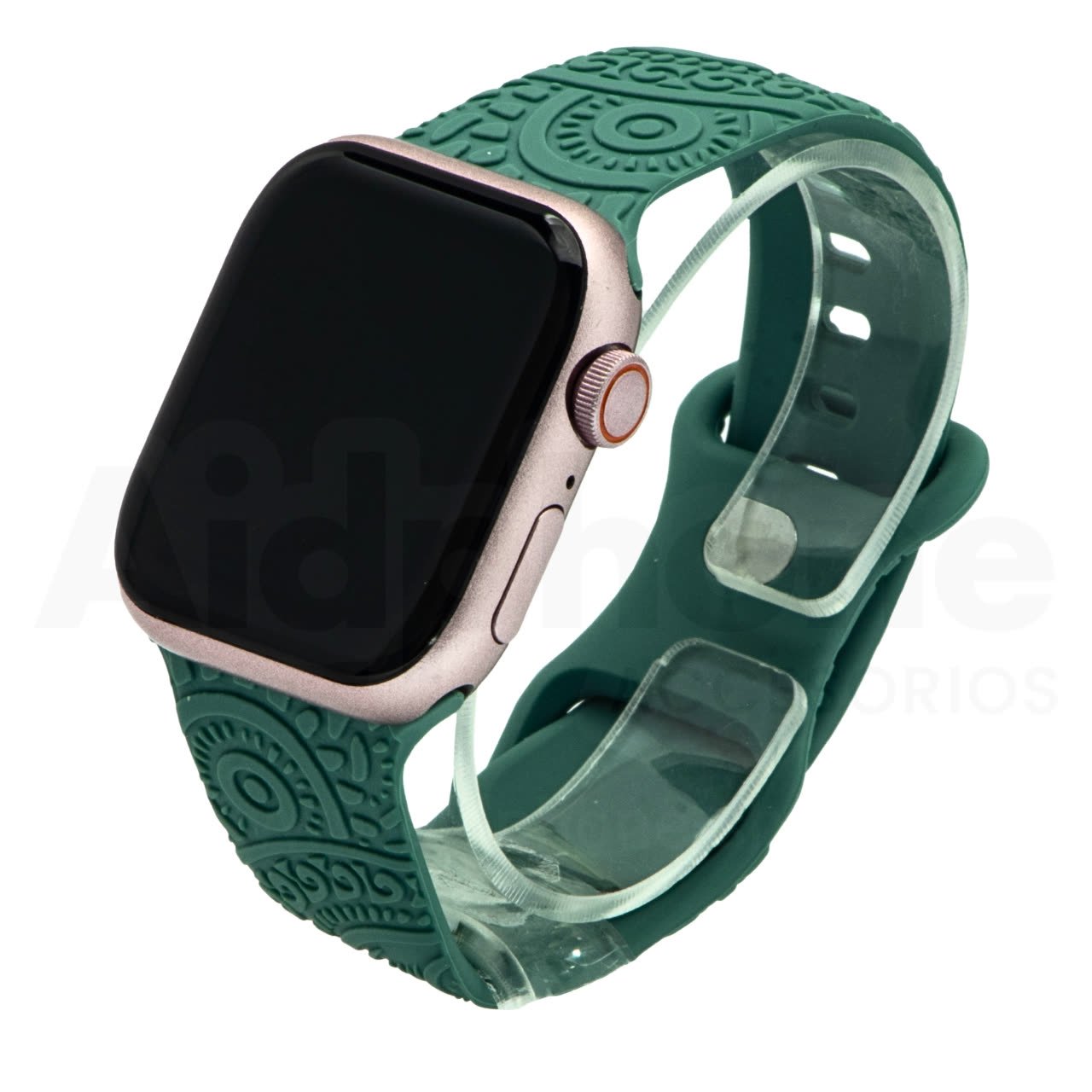 Pulso Silicona Mándala Verde para Apple Watch - Aidphone accesorios