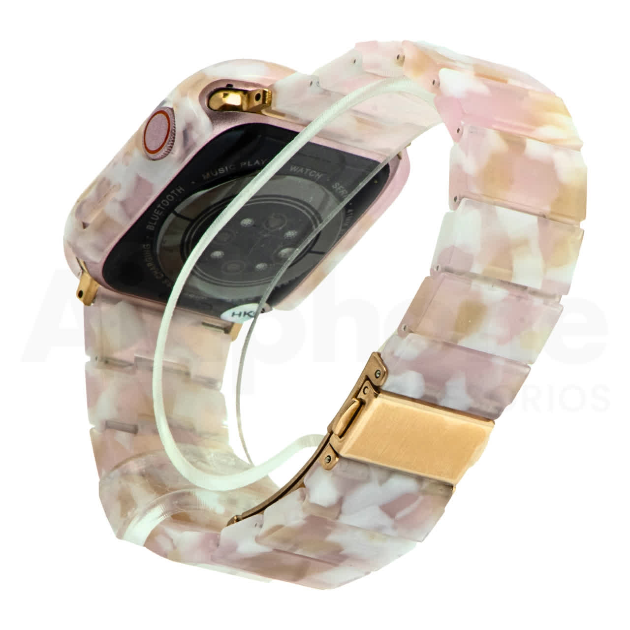 Pulso y Case Rosado Protector para Apple Watch - Aidphone accesorios